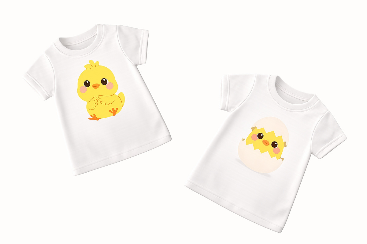 Cute Chick Collection, an Animal Illustration by AnbyArt (Photo 3 of 5)