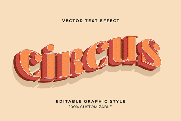 Retro Vintage Shadow Text Effect preview 3