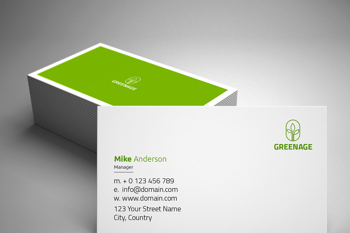 Minimal Business Card, a Business Card Template by designSultan (Photo 1 of 4)