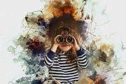 Ink & Watercolor Art PhotoshopAction, an Action Add-On by MRI STUDIO (Thumbnail 10 of 11)
