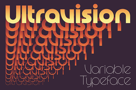 Ultravision Geometric Retro Sans