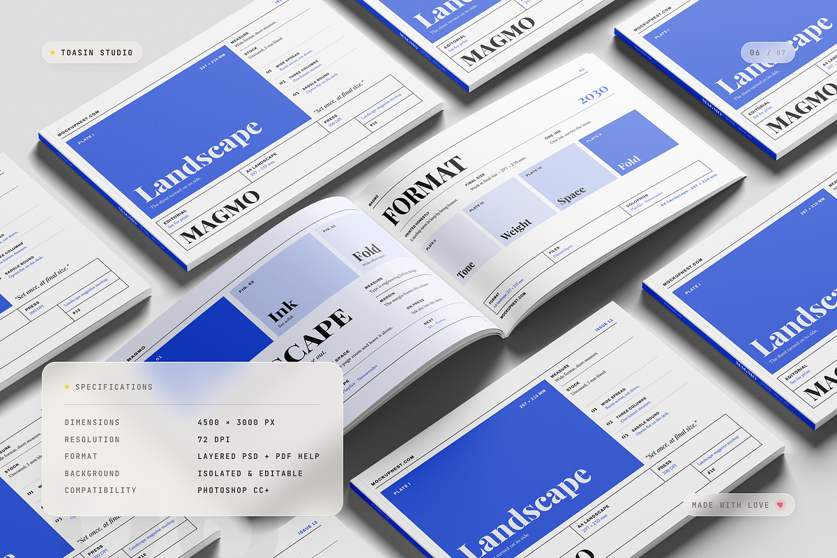 A4 Magazine Mockup, a Books & Magazine Mockup by Toasin Studio (Photo 6 of 7)