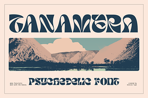 TANAMERA Psychedelic Font