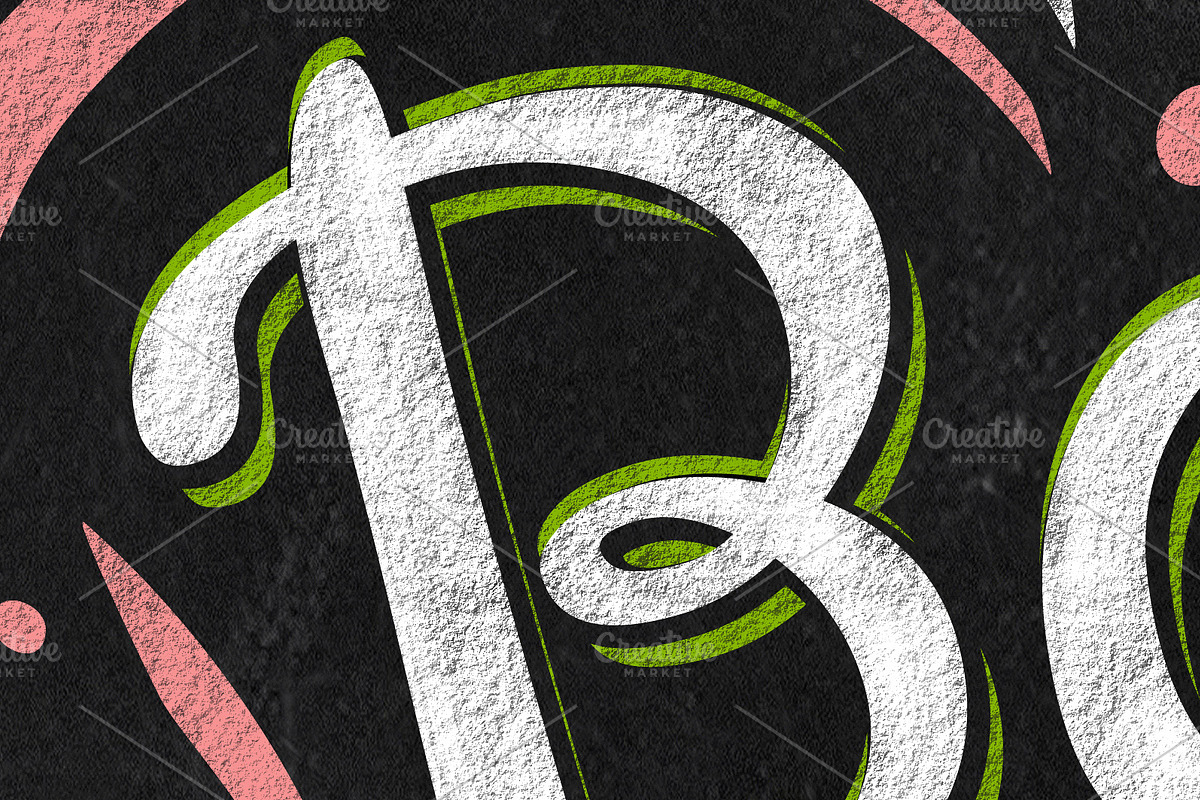 CHALK LETTERING QUOTS, a Poster Template by Iraida_Bearlala (Photo 2 of 4)