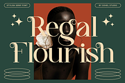 Regal Flourish - Unique Serif Font, a Serif Font by Sohel Studio (Thumbnail 1 of 10)