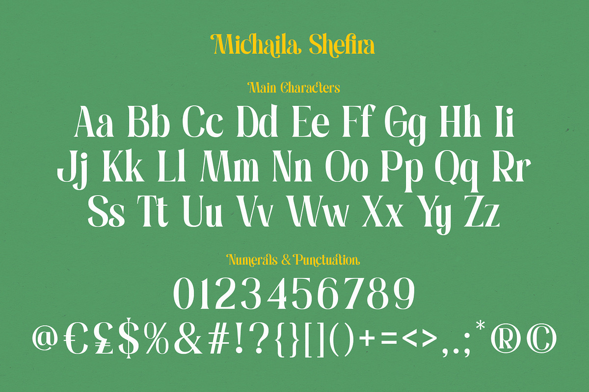 Michaila Shefira, a Serif Font by Nathatype (Photo 6 of 11)
