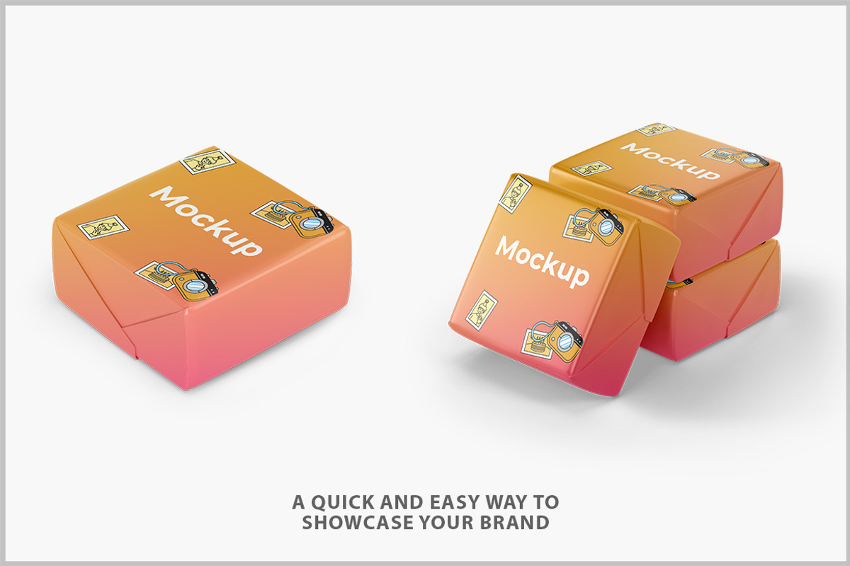 Candy Wrapping Mockup PSD, a Packaging Mockup by Bruno's Shop (Photo 2 of 4)