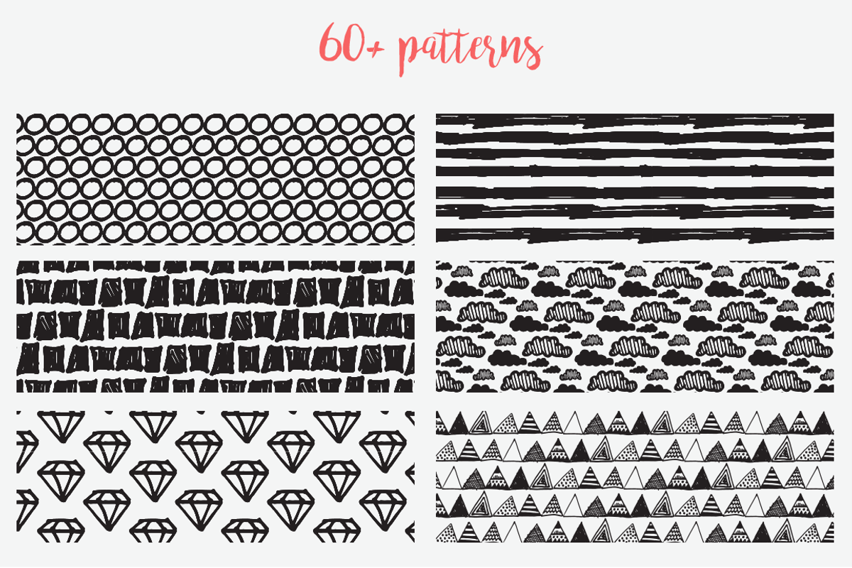Big Hand Drawn Logo Kit, a Branding & Logo Template by Brandi Lea Designs (Photo 26 of 32)