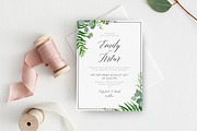 Wedding collection - Tropical green, an Invitation Template by Alewiena (Thumbnail 8 of 8)