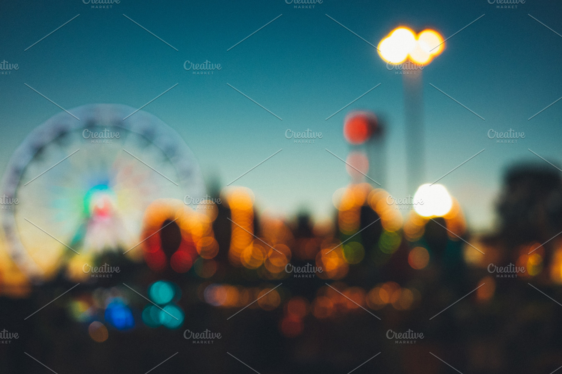 Bokehs at the fair stock photo containing bokeh and light, an Abstract Photo by Matt Jones