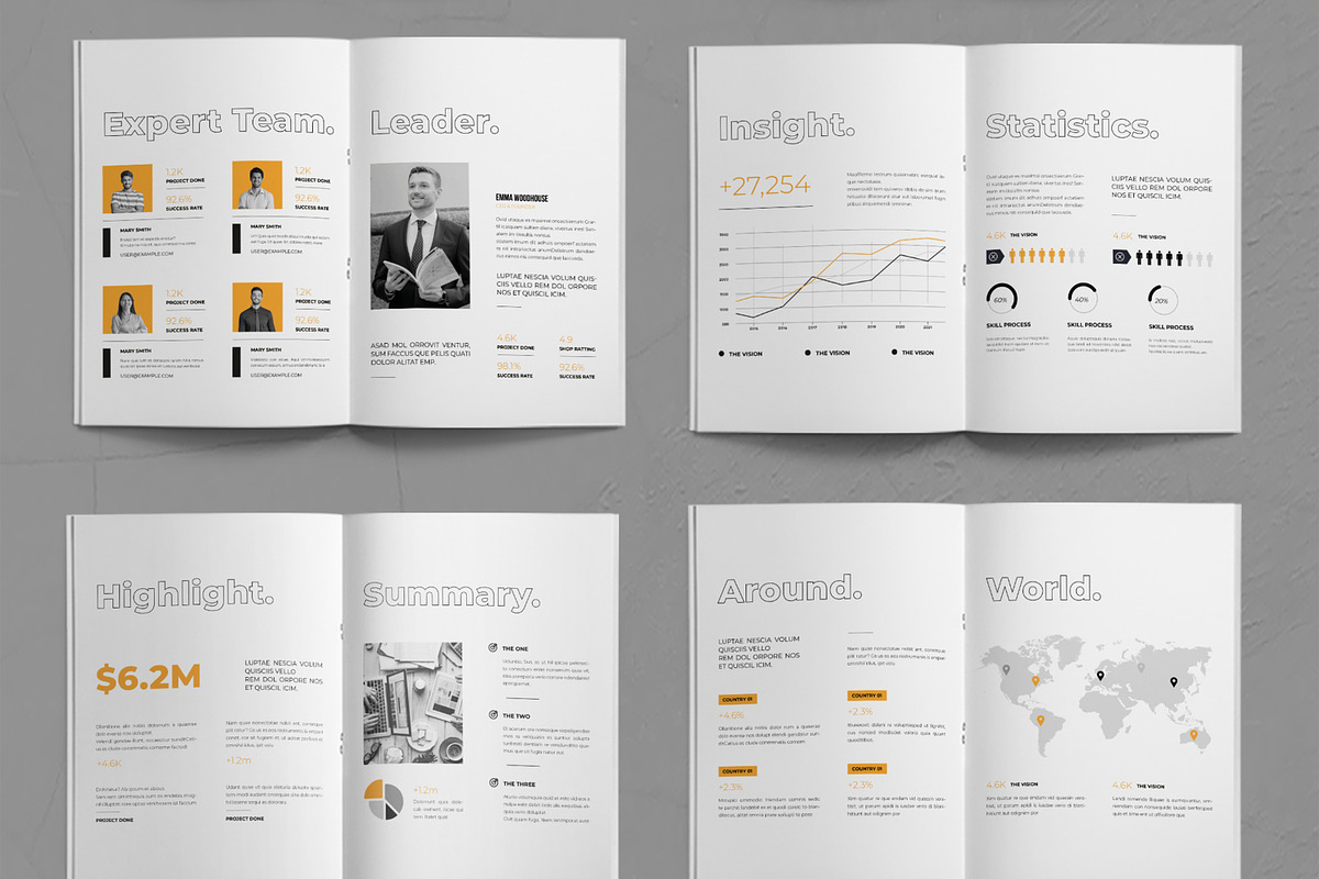 Corporate Annual Report Template preview 3