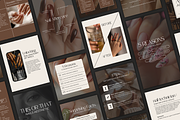 Nail Tech and Salon Instagram Posts, a Social Media Template by Gilla Templates (Thumbnail 1 of 9)
