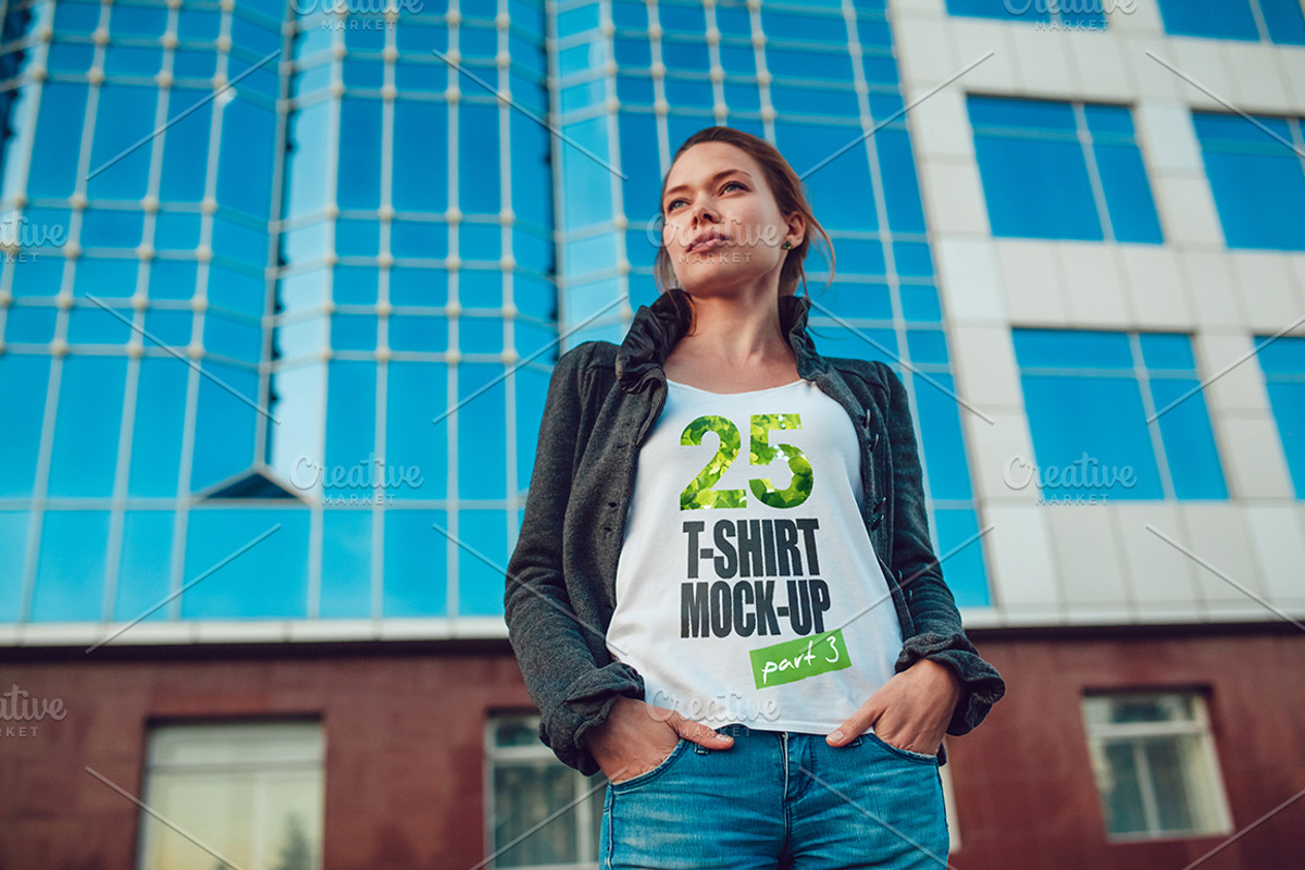 25 T-Shirts Mock-Up (Part 3), a Shirt Mockup by Freeman Studio (Photo 28 of 32)