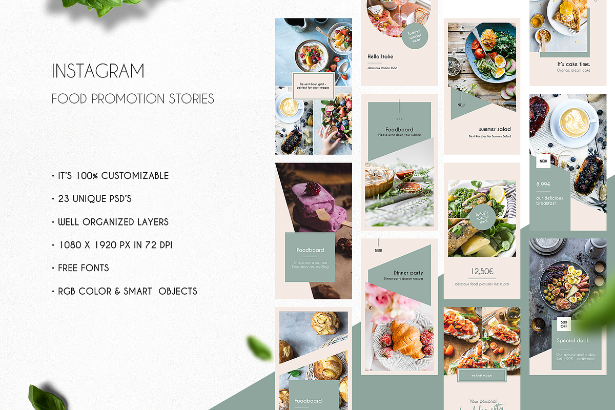 Instagram Stories Template Bundle, a Social Media Template by khoai_tây (Photo 2 of 12)
