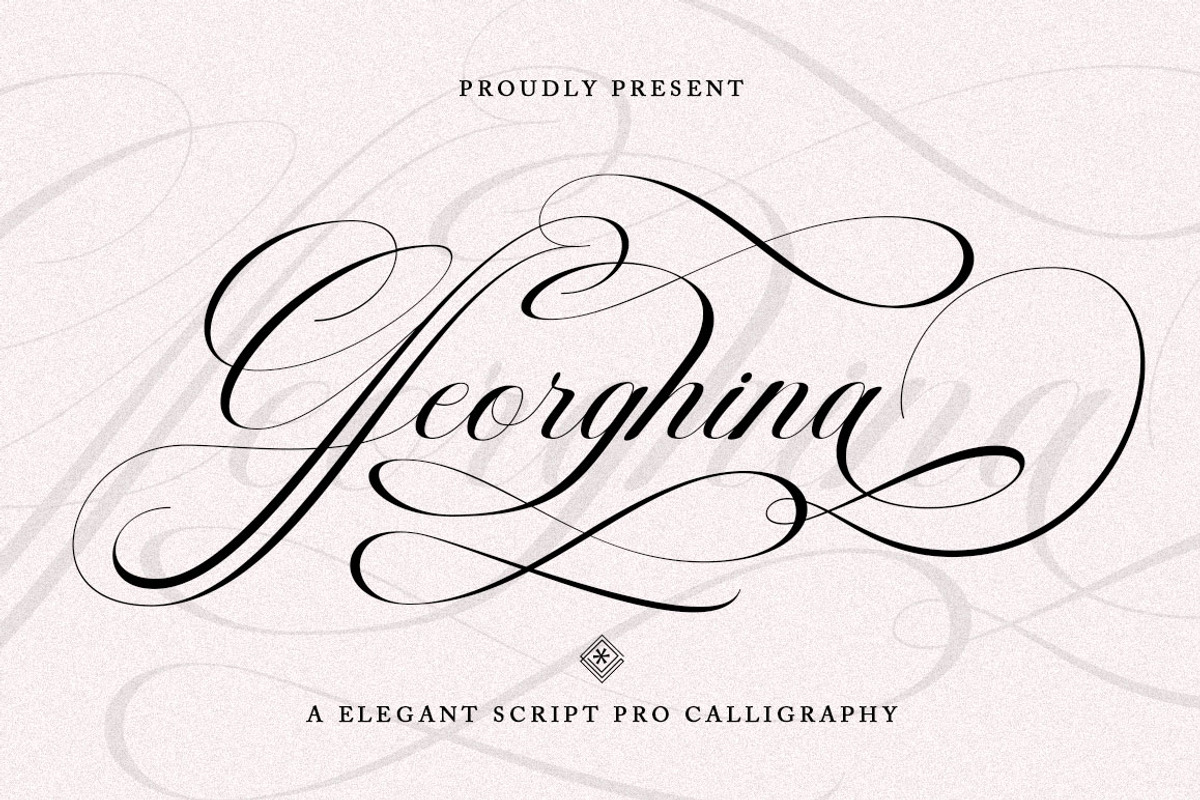 Georghina Script Pro, a Script Font by Has_rizal (Photo 15 of 15)