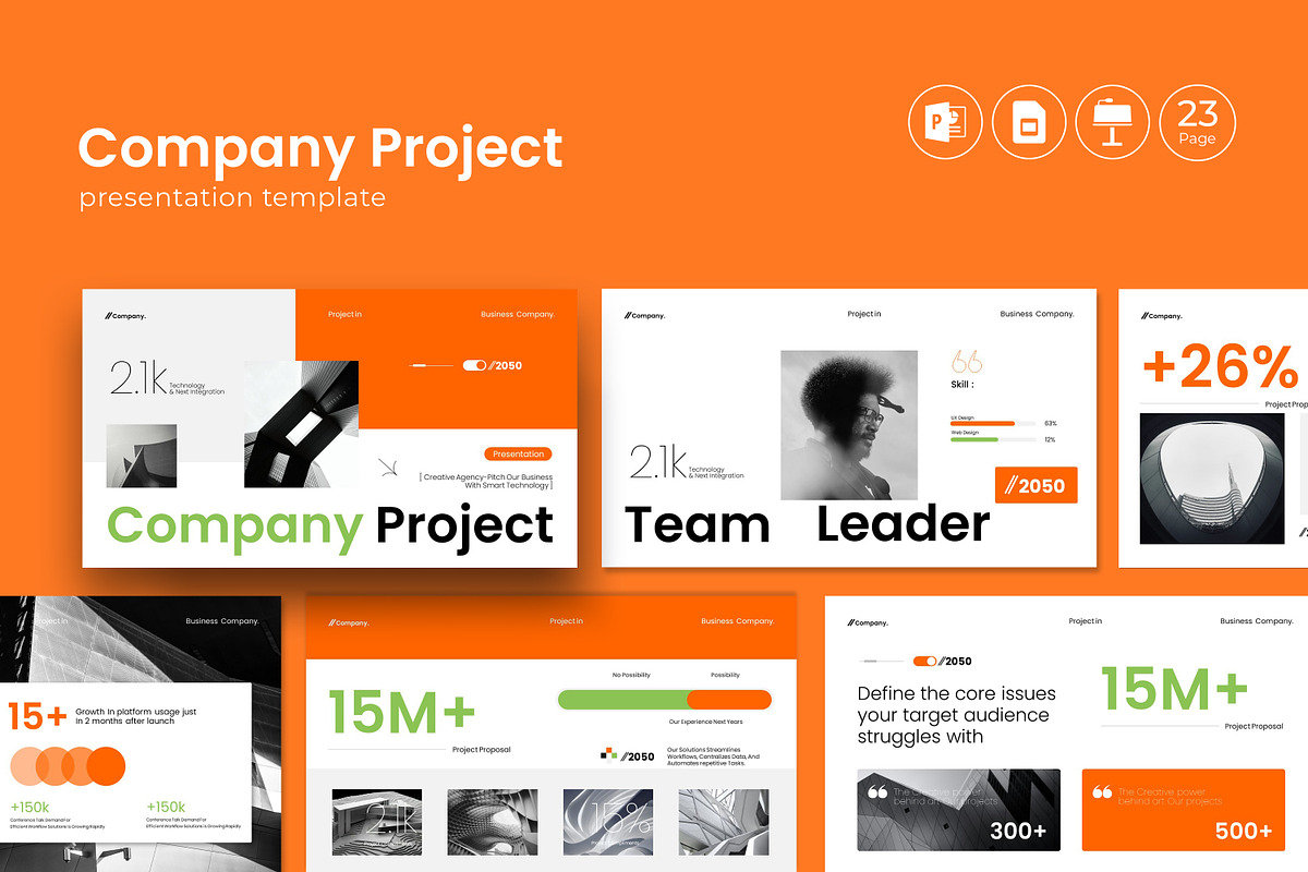 company project Presentation, a Presentation Template by Soraclod (Photo 1 of 9)