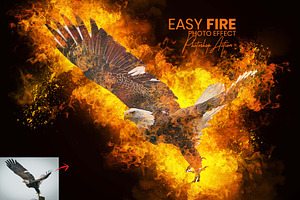 Fire Photo Effect Photoshop Actions