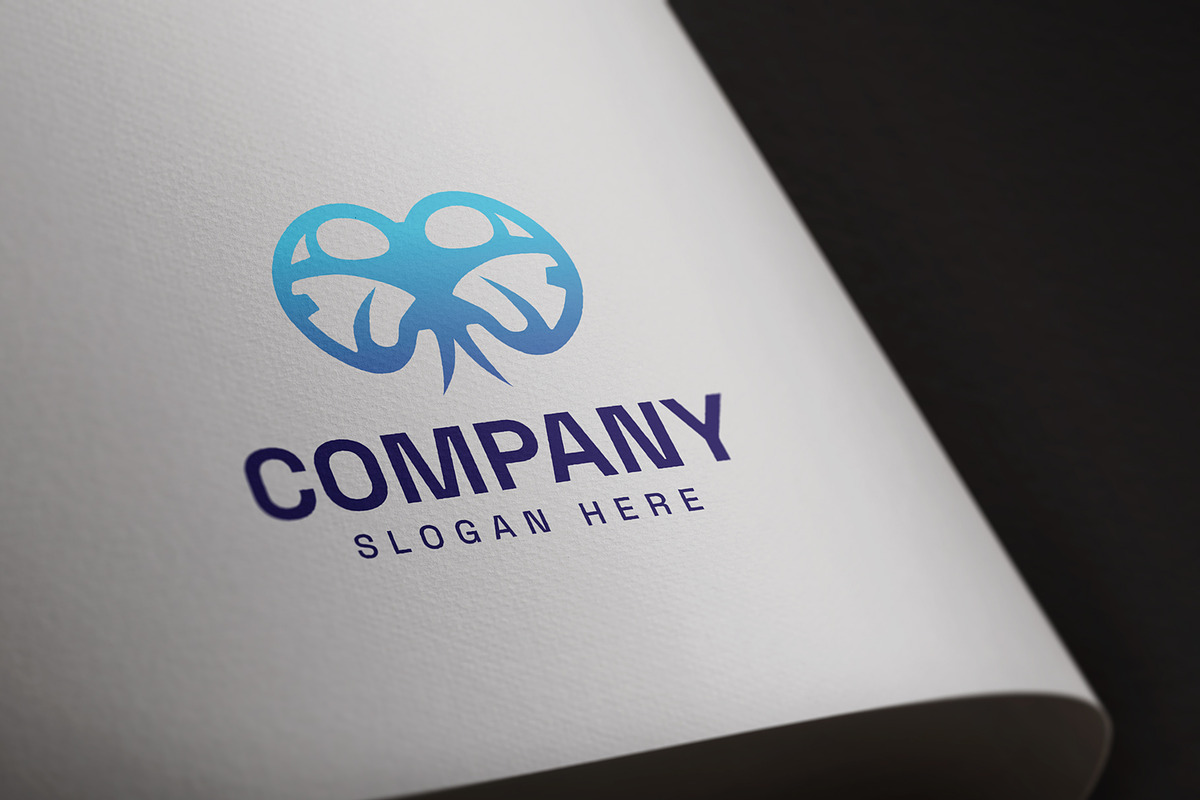 Abstract Drone Logo Template, a Branding & Logo Template by HueNestify (Photo 3 of 3)
