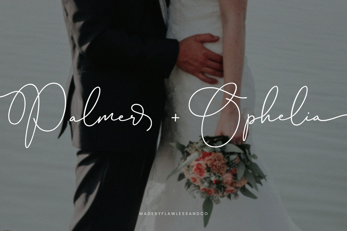 Andrew Britton - Script Wedding Font, a Script Font by Flawless And Co (Photo 3 of 10)