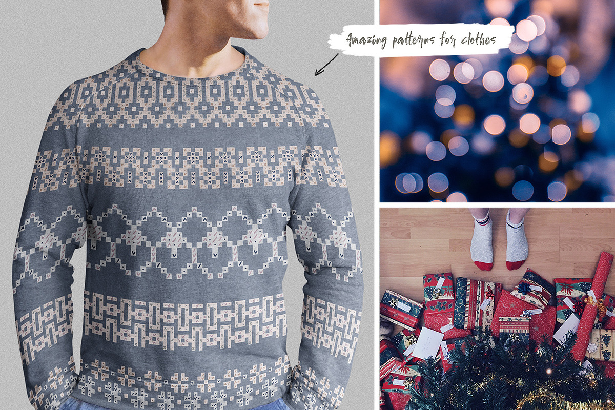 Scandi knit ornaments collection, an Animal Illustration by Gray Cat Graphics (Photo 14 of 18)
