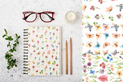 Watercolor Wildflower & Butterfly, a Decorative Illustration by MayaNavits (Thumbnail 2 of 8)