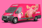 Realistic PSD Van Mockup, a Mockup by Sinlatown (Thumbnail 2 of 6)