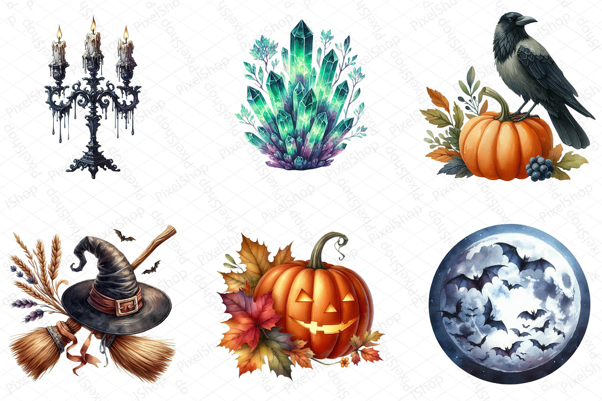 Halloween Sublimation Bundle Png, an Illustration by DreamPrint404 (Photo 5 of 6)