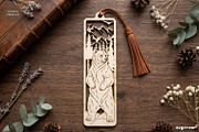 Winter Animals Bookmarks SVG Bundle, a Decorative Illustration by svgocean (Thumbnail 4 of 13)