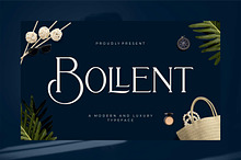 Bollent - Modern And Luxury Typeface