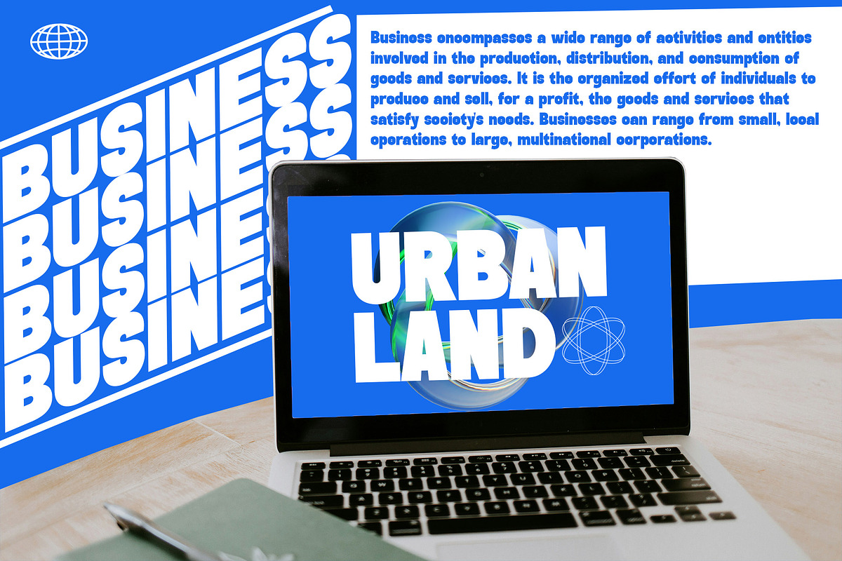 Urban Land - Funky Bold Font, a Sans Serif Font by Salamahtype (Photo 6 of 8)