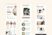 Canva Mailchimp Template Pack, an Email Template by PittaFinePrint (Thumbnail 6 of 9)