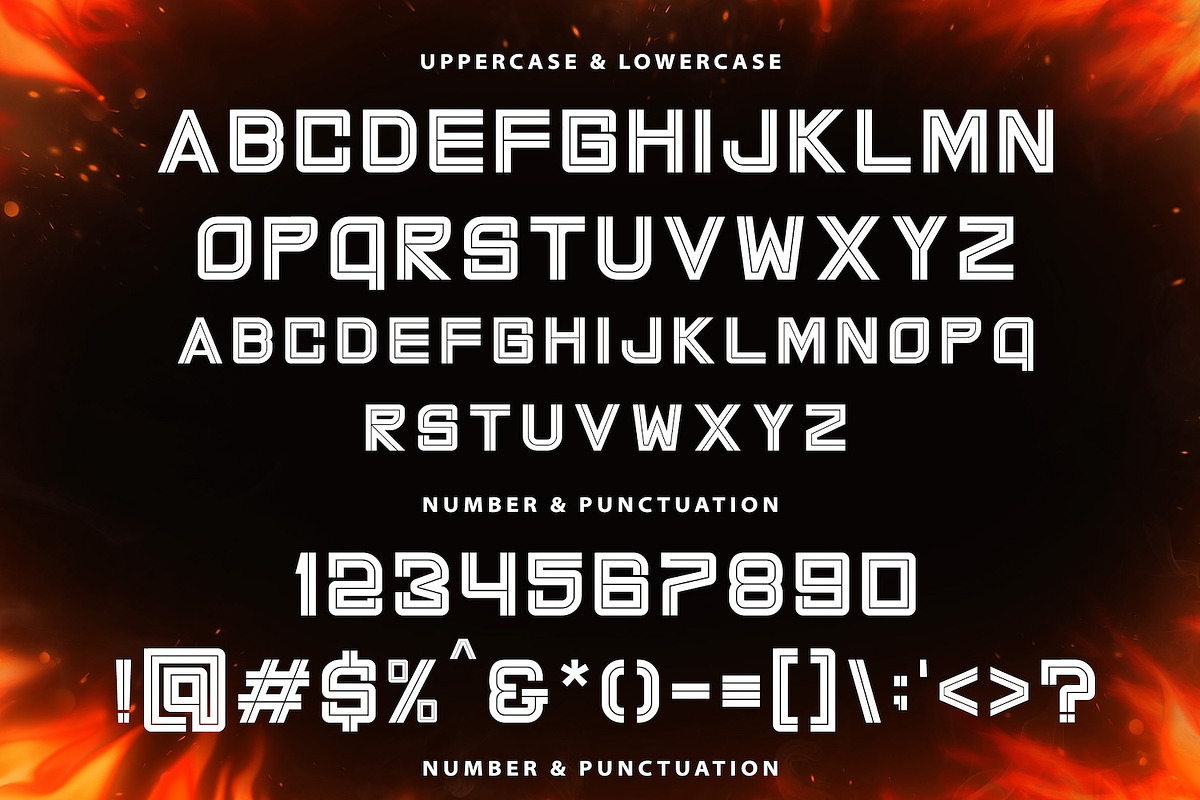 Armygedon - Modern Display Font, a Sans Serif Font by StringLabs (Photo 8 of 9)