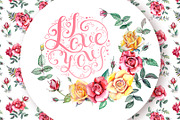 Watercolor Flowers Clipart - Roses, a Decorative Illustration by artabramova (Thumbnail 6 of 10)