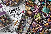 School Cartoon Doodle Big Pack, a Decorative Illustration by BALABOLKA (Thumbnail 3 of 13)