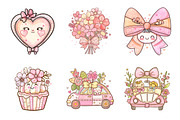 Retro Mothers Day Clipart, an Illustration by SinaCreation (Thumbnail 4 of 11)