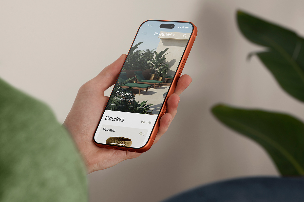 24 iPhone 17 Pro in Hand Mockups, an iPhone Mockup by Asylab (Photo 104 of 107)