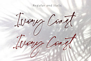 Ivory Coast, a Script Font by AMINMARIO (Thumbnail 6 of 10)