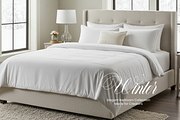 Ultimate Winter Bed Scene 1000 JPG, a Household Mockup by KennedyStudio (Thumbnail 3 of 15)