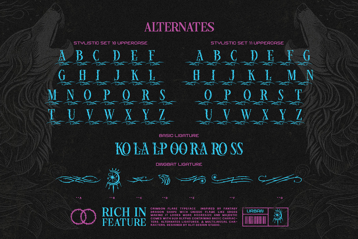 Alpha Spike Typeface, a Serif Font by alit design (Photo 12 of 17)