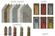 Watercolor Winter Scene Creator, an Object Graphic by JSolomatina (Thumbnail 4 of 19)