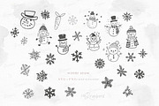 Doodle Christmas Svg png lineart 128, an Illustration by Drawberx (Thumbnail 9 of 11)