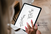 Procreate Stamps Tiny Flowers 026, a Brushes & More by Drawberx (Thumbnail 6 of 10)
