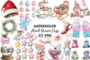 Hand Drawn Cozy Christmas Sublimatio, an Illustration by CraftArtStudio (Thumbnail 1 of 6)