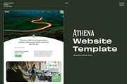 Athena Template, a Landing Page Template by Comma Zero Studio (Thumbnail 2 of 4)