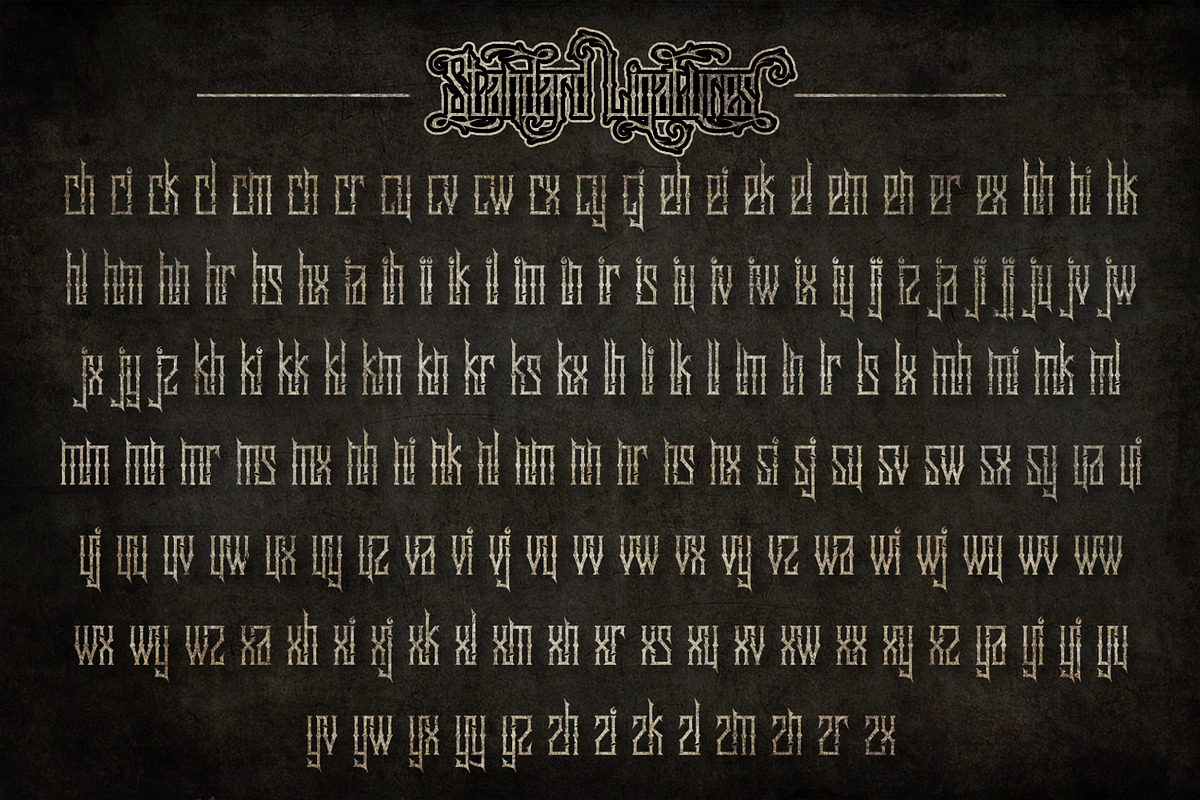 Sadis Typeface+Extras preview 4