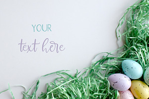 Easter Eggs Stock Photo