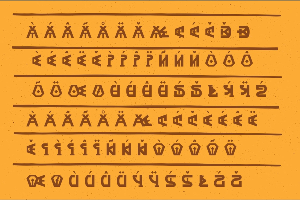 Axubies - Egyptian Gaming Font, a Sans Serif Font by Dhabee (Photo 3 of 15)