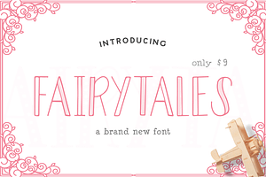 Fairytales Font (Only $9), a Handwritten Font by Salt & Pepper Designs