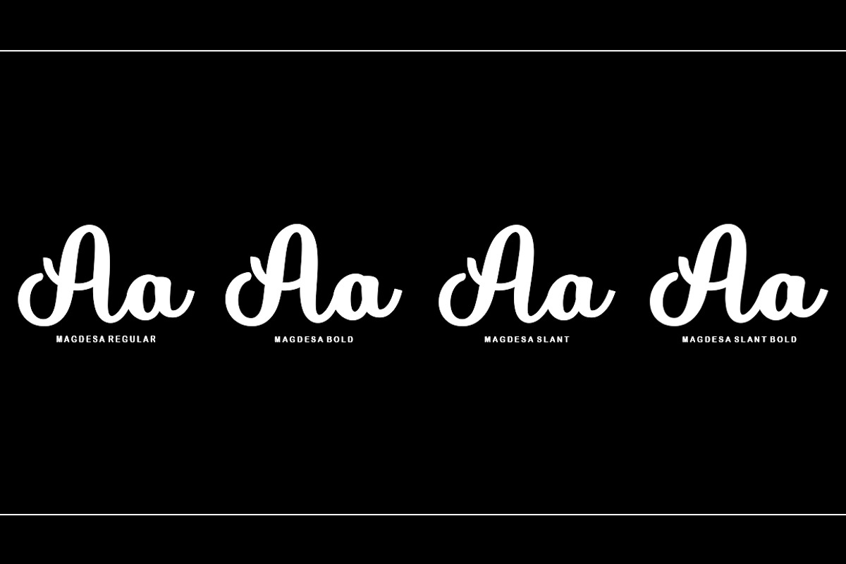 Magdesa Script, a Script Font by Bosstype Studio (Photo 2 of 8)