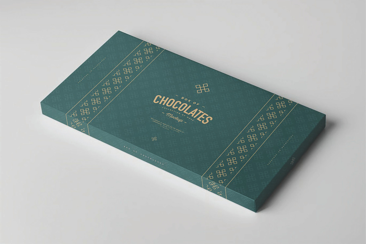 Box Of Chocolates Mockup, a Packaging Mockup by DesignRushMarket (Photo 6 of 8)